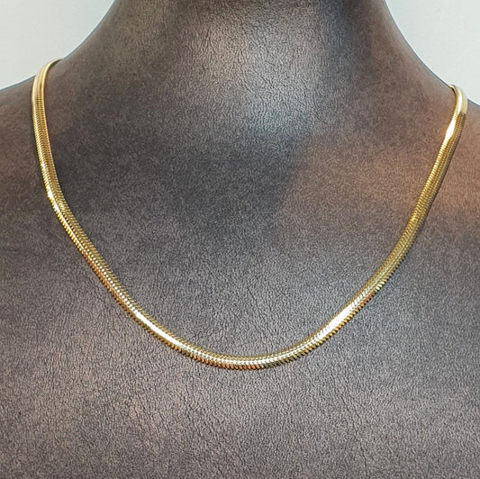 3.5 MM Herringbone Necklace